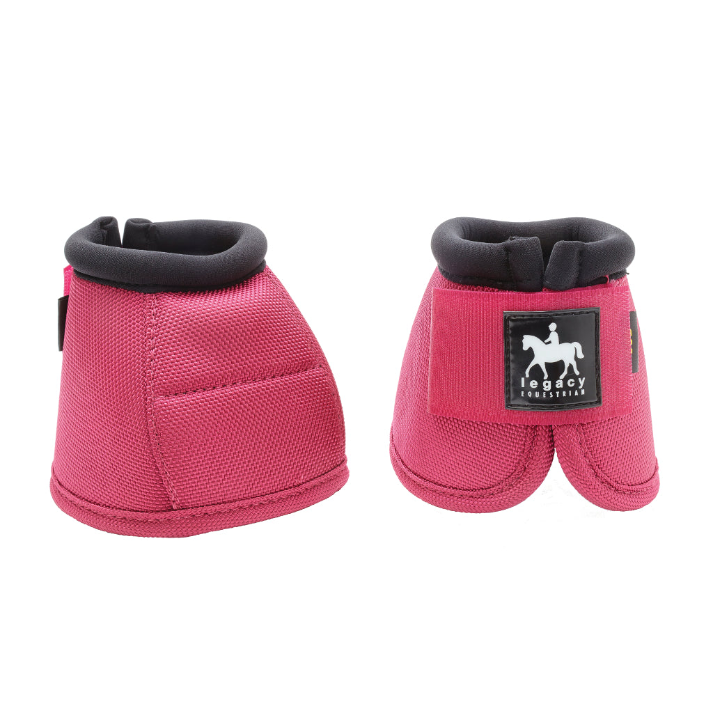 Pink over top reach boots